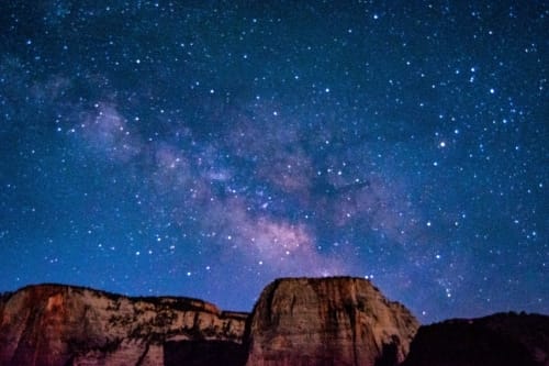 Milky Way over Great White Throne