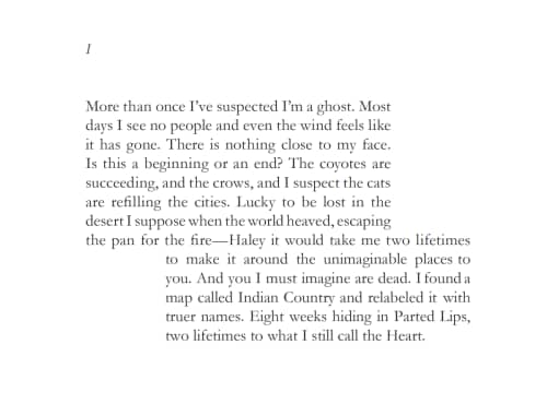 Jason Gray's poem Letters to the Fire 1, the text corrected from its appearance in his book Radiation King.
